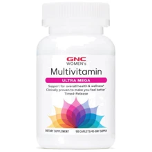 GNC Women's Multivitamin Ultra Mega Мультивитамины для женщин 90 каплет: Тип Комплексные