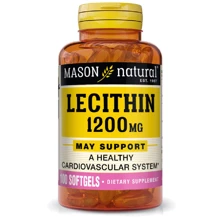 Mason Natural Lecithin 1200 mg Лецитин 100 капсул: Тип Лецитин