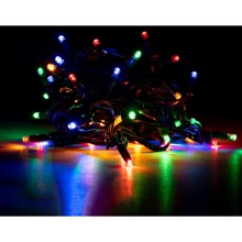 Електрогірлянди LED вулична Yes! Fun, 65 ламп, IP 65, різнобарвна, 12,25 м: Тип Лінійна