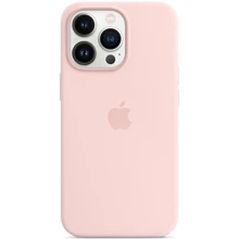 Чохол для iPhone Mobile Case Silicone Case Full Protective Chalk Pink для iPhone 15 Pro: Колір розовый