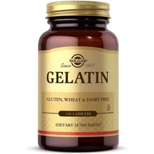Solgar Gelatin 1680 mg Солгар Желатин 100 капсул: Тип Желатин