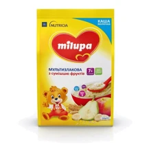 Milupa каша молочная 210 г мультизлаковая с фруктами от 7 мес.: Тип Каши молочные