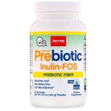 Jarrow Formulas Inulin FOS Powder 6.3 oz (180 g) Инулин ФОС: Тип Фруктоолигосахариды
