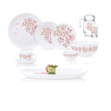 Столовий сервіз Luminarc Diwali Frescura Pink 46 пр. (Q7907): Кількість персон 6