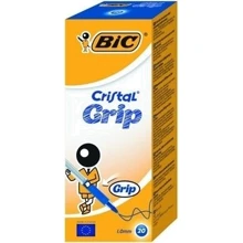Ручки шариковые BIC Cristal Grip, синий, 20 шт. (802801): Тип Шариковые
