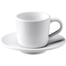 Чашка еспресо із блюдцем IKEA 365+ біла (10283409): Тип Чашка c блюдцем для кофе