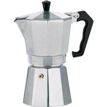 Кофеварка гейзерная Stenson Retro 3 чашки 150 мл (MH-5173-3): Цвет нержавеющая сталь