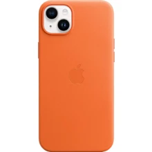 Чохол для iPhone Apple iPhone 14 Plus Leather Case with MagSafe - Orange (MPPF3ZE/A): Колір оранжевый