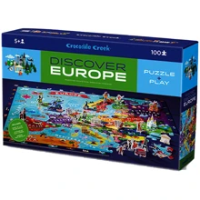 Пазл-игра Европа Crocodile Creek Discover Puzzle (100 элементов): Производитель Crocodile Creek