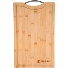 Дошка для нарізання Bergner Bbq бамбук 40х25 см (BG-39971-MM): Тип доска разделочная