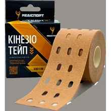 Кинезиотейп Medisport Punch PKT 5см х 5м бежевый (MP*): Тип Кинезиологические тейпы, пластыри