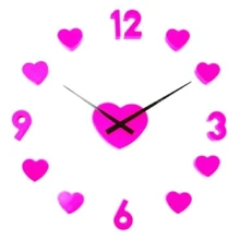 Настінний годинник Present Time Любов 32 см (SY 100 761 PI)