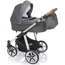 Универсальная коляска 2 в 1 Baby Design Dotty 2019 17 Graphite: Тип коляски универсальная коляска (2-в-1)