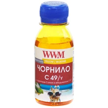 Чорнило WWM Canon GI-490 100г Yellow (C49/Y-2): Колір Yellow