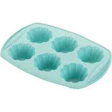 Форма для випікання маффінів Ardesto Tasty baking на 6 шт. 30x21x4 см силікон (AR2318T): Діапазон температур, ° C до +180 ℃