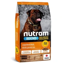 Сухой корм Nutram S8 Sound Balanced Wellness Adult Large Breed  для собак больших пород с курицей и овсянкой 11.4 кг (S8_(11.4kg)): Тип Сухой корм