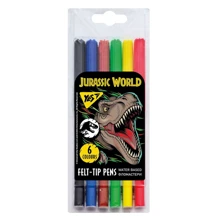 Фломастеры YES Jurassic World 6 цветов (650515): Тип На водной основе