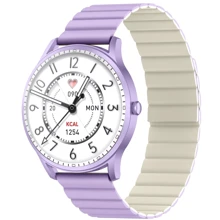 Смарт-часы Kieslect Lora Lady Purple: Дисплей 1.32" AMOLED (360х360)