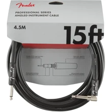 Кабель инструментальный Fender Cable Professional Series Angled 15' Black: Производитель Fender