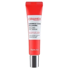FarmStay Ceramide Wrinkle Care Relaxing Rolling Eye Serum Сыворотка-роллер для глаз 25 ml: Назначение Увлажнение, Восстановление