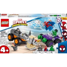 Конструктор LEGO Super Heroes Сутичка Халка та Носорога на вантажівках 110 деталей (10782): Кількість деталей, шт. 110