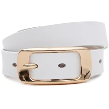 Жіночий ремінь Borsa Leather білий (CV1ZK-015-goldwhite): Стать Женский