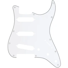 Пікгард FENDER 11-HOLE MODERN-STYLE STRATOCASTER S/S/S PICKGUARDS WHITE: Виробник Fender