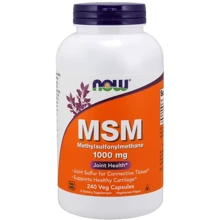 NOW Foods MSM 1000 mg Veg Capsules 240 caps: Тип Костный бульон