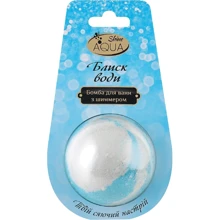 AquaShine Bath Sweets Бомба для ванн с шиммером Блеск воды 140 g: Назначение Увлажнение, Расслабление, Смягчение