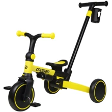 Велосипед-беговел Tri-cycle Cruiser Milano 001, Желтый: Тип 3х колесный велосипед