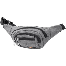 Чоловіча поясна сумка Valiria Fashion сіра (4DETBP3256-9): Стать Чоловік