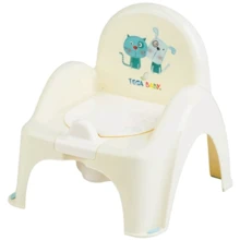 Горшок - стульчик Tega Baby Кот и пес музыкальный желтый PO-063-102: Цвет желтый