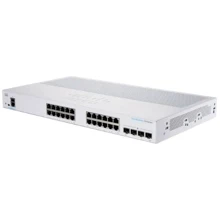 Сетевой коммутатор Cisco CBS350-24T-4X-EU: Порты только Gigabit Ethernet (10/100/1000)