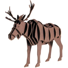 Лось Moose Fridolin 3D модель: Вид Флора і фауна
