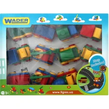 Набор машинок Wader 12 шт и карта 39243: Производитель Wader