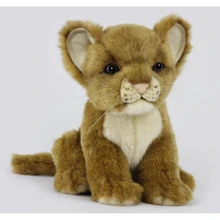 Мягкая игрушка Hansa Лев (коричневый), 17 см: Тип дикие животные