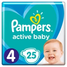 Подгузники Pampers Active Baby Maxi Размер 4 (9-14 кг) 25 шт (8001841630809): Тип Подгузники