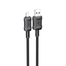 Кабель Hoco USB Cable to Lightning X94 Leader 2.4A 20W 1m Black: Тип USB Cable - Lightning