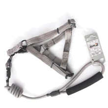 Шлейка и поводок AnimAll HJ-Y304-LН Gray 10x1200x20 мм (69298): Производитель AnimAll