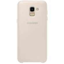 Чехол для телефонов Samsung Dual Layer Cover Gold (EF-PJ600CFEGRU) for Samsung J600 Galaxy J6 2018: Совместимость Samsung J600 Galaxy J6 2018