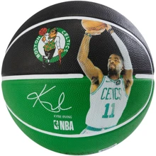 Мяч для игры Spalding NBA Player Ball Kyrie Irving баскетбольный размер 7 черно-зеленый (3001586017017): Вид Баскетбольные