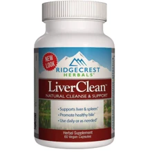 RidgeCrest Herbals LiverClean, 60 Vegan Capsules (RCH172): Форма випуску капсули