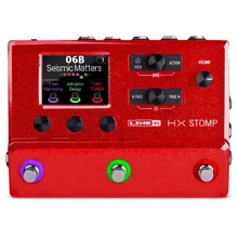 Гітарний процесор ефектів Гитарный процессор LINE6 HX Stomp Limited Edition Red: Виробник LINE6