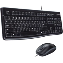 Комплект дротовий Logitech MK120 USB UA Black (920-002563): Призначення Для ПК