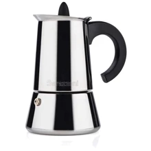 Гейзерная кофеварка Barazzoni La Caffettiera на 4 чашки (830008004): Цвет серебристый