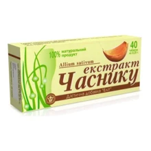 Элит-Фарм Экстракт Чеснока 0,25 г № 40: Форма выпуска Таблетки