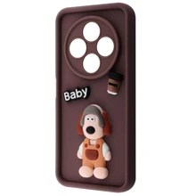 Чохол для телефона Mobile Case Pretty Things Brown/Baby for Xiaomi Redmi 14C 4G / A4 / Poco C75 4G: Сумісність Xiaomi Redmi 14C 4G / A4 / Poco C75 4G