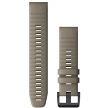 Ремешок Garmin QuickFit 22 Watch Bands Dark Sandstone Silicone (010-12863-02): Цвет коричневый