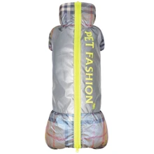 Дождевик для таксы Pet Fashion FORCE XS серый: Тип Дождевики