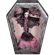 Кукла Monster High Дракулора (CHW66): Особенности С подставкой